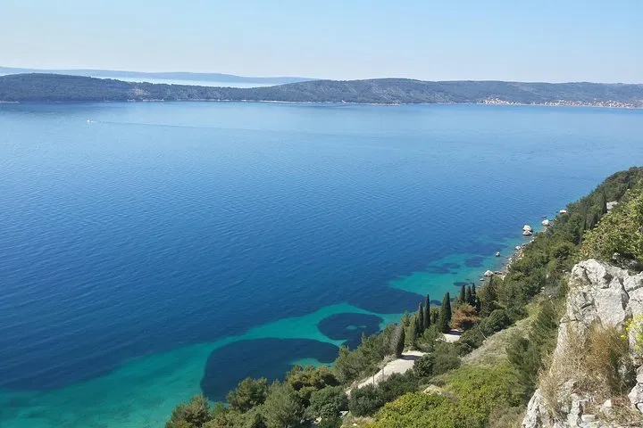 Split Itinerary 2026: How to Spend 1, 2 or 3 Days in Split, Croatia 7 Panoramic view from Marjan Hill looking over Split's Old Town and the Adriatic Sea with the islands of Šolta and Brač in the distance