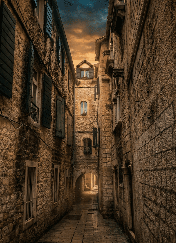 Game of Thrones in Split: Finding the Dragons in Diocletian's Palace 3 Papaliceva street in Split Old Town filming location for Meereen slave rebellion game of thrones filming locations split