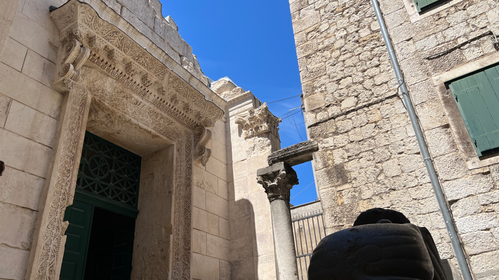 Diocletian's Palace, Split: Complete Visitor Guide (2026) 13 Ancient Egyptian sphinx at Jupiter's Temple, Diocletian's Palace Split Croatia